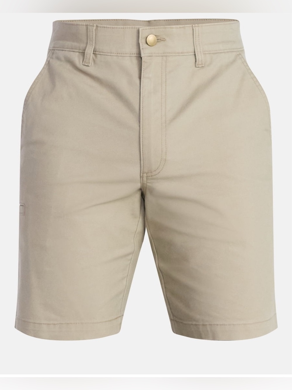 Brahma Men's Tan Flat-Front Work Shorts